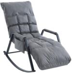 VASHOME Hintaszék 5 fokozatban állítható, párnázott kivitelben, szürke (VH-LYY997G)