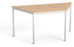 MAYAH Általános asztal fémlábbal, trapéz alakú, 75x150/75 cm, MAYAH Freedom SV-41 , tölgy (SV-41 K/ IBXA41T)