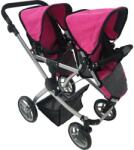  Babakocsi ikreknek - rózsaszín/fekete (SK439651H)