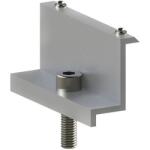  Lapostetős szélső leszorító elem 32 mm vastag napelemhez L=80mm (10#) (NVT000642)