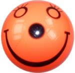  Mosolygó lakkfényű gumilabda - narancssárga, 11 cm (19768)