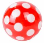  Pöttyös lakkfényű labda - 14 cm, többféle (19057)