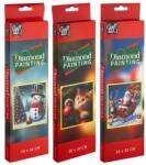  Karácsonyi gyémántfestő 30x30 cm, 3 féle (96396)