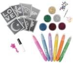  Hajkréta és csillámtetoválás készlet (43594)