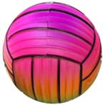 Műanyag szivárvány röplabda 50g 10 cm (12839)