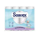 Paperdi Toalettpapír 3 rétegű kistekercses 100% cellulóz 162 lap/tekercs 24 tekercs/csomag Soavex Maxi Scorta_Paperdi (PAPERDI_54495) (PAPERDI_54495)