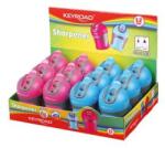 Keyroad Hegyező 2 lyukú tartályos, fedeles 12 db/display Colour Special vegyes színek (KEYROAD_38416) (KEYROAD_38416)