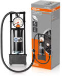 OSRAM Tyreinflate 10 Essential kompakt és megbízható lábpumpa acélcsővel, csúszásmentes talppal és analóg nyomásmérővel, univerzális adapterekkel, OFP10ESN (OFP10ESN)