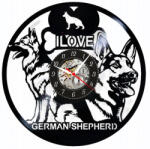  LOVE- GERMAN SHEPHERD- ceas de perete