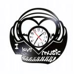  I LOVE MUSIC-ceas de perete