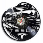  Ceas de perete din disc de vinil, Model Tesla, Negru, 30 cm - cod CB3171