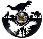  Ceas de perete din disc de vinil, Model Jurassic Park, Negru, 30 cm - cod CB2906