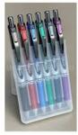 PENTEL Írószertartó asztali műanyag 6db-os készlet BL77 toll, 6 klf. szín (PENTEL_42779) (PENTEL_42779)