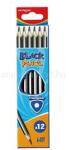 Keyroad Grafitceruza HB, háromszögletű 12 db/bliszter Black (KEYROAD_38369) (KEYROAD_38369)