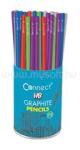 Connect Grafitceruza HB, színes, kerek test, 72 db/csomag, (CONNECT_55997) (CONNECT_55997)