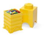 NHG LEGO Tárolódoboz, sárga (1, 2 literes) (NHG_40011732) (NHG_40011732)