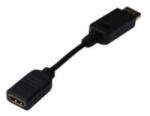 ASSMANN video adapter cable DisplayPort / HDMI 15 cm (DB-340400-001-S) (DB-340400-001-S)