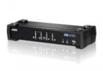 ATEN KVM Switch 4 portos USB DVI + kábelkészlet (CS1764A) (CS1764A) - aqua