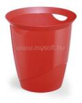 DURABLE Papírkosár 16l, Trend, áttetsző piros (DURABLE_DU1701710003) (DURABLE_DU1701710003)