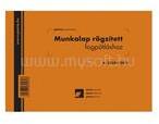 PÁTRIA Munkalap rögzített fogpótláshoz A5, fekvő A. 3510-159 (PÁTRIA_58309) (PÁTRIA_58309)