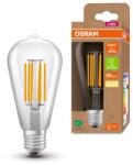 OSRAM Edison LED izzószálas izzó, 4W (60W), 840lm, meleg fény (3000K), A energiaosztály