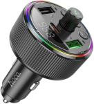 hoco. autós FM Bluetooth adó 2 x USB A + Type C PD QC3.0 30W E82 fekete
