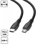 Cellect TypeC - MicroUSB töltőkábel 1m fekete (MDCU-TYPEC-MICRO-BK) (MDCU-TYPEC-MICRO-BK)