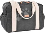 BÉABA Geantă de schimb pentru scutec Paris Changing Bag Dark Heather Grey Beaba cu saltea de schimb gri (BE940329)