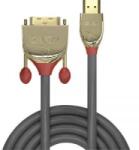 Lindy HDMI / DVI Csatlakozókábel [1x HDMI dugó - 1x DVI dugó, 18+1 pólusú] 10.00 m Szürke (36198)