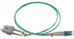 Emtex Patchcord FO SC/PC-LC/PC EMTEX, MM OM3 50/125, manta LSZH 3.0mm, duplex 30m (SC-LC-MM3/DX-30)