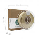 Maertz PLA Matt nyomtatószál 1.75mm, 1kg matt bézs (PMMA-1012-003) (PMMA-1012-003)