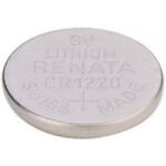 Renata CR1220 lítium gombelem, 3 V, 40 mA, Renata BR1220, DL1220, ECR1220, KCR1220, KL1220, KECR1220, LM1220 (703581) - aqua