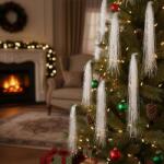 SPRINGOS Ca1546 átlátszó angyalhaj karácsonyi dísz (CA1546)