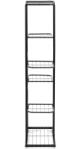SPRINGOS 6 szintes fém Virágtartó állvány 105x44, 5x22, 5cm - Fekete (GA0214)