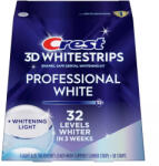  19x borítékos doboz, fogfehérítő csíkok, Crest, 3D White, Professional White LED, UV lámpával, 10%-os koncentráció, 19 nap, 60 perc, 32-es fehérítési szint