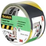3M ragasztószalag biztonsági jelöléshez, 50 mm × 33 m, fekete-sárga szín (7100181225)