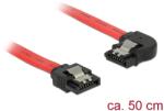 Delock Cablu SATA Delock 6 Gb/s cu conector drept Conector SATA orientat spre stânga