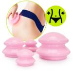 ActiGet szilikon Köpölyöző készlet 4db - Rózsaszín (ACT0027)