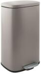 spirella pedálos szemetes AKIRA matt szürke-barna acél soft-close 50 L 10.21571 (10.21571)