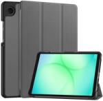 Gigapack Samsung Tab A11 LTE GIGAPACK Tok álló, bőr hatású aktív FLIP, asztali tartó, SÖTÉTSZÜRKE GP-177306 (GP-177306)