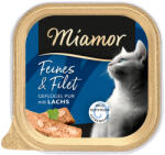 Miamor 32x100g Miamor Feines & Filet Szárnyas pure & lazac nedves macskatáp