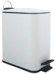 spirella pedálos szemetes ERIK matt fehér acél 5 L 10.20496 (10.20496)