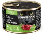 RAFI Super Rafi Cat Adult P& F Game and Chicken hearts 6 x 185 g