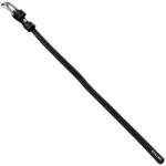 COLLAR Lapos bőr nyakörv, fekete 19 - 25cm, 9mm (PF-COL32011)