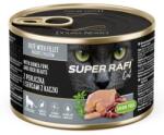 RAFI Super Rafi Cat Sterilised P& F Guinea fowl and Duck hearts 12 x 185 g