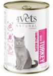 4Vets NATURAL 4Vets Cat Natural Simple Recipe with Turkey 6 x 400 g