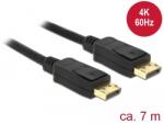 Delock Kábel Displayport 1.2 dugó Displayport dugó 4K 60 Hz 7 m