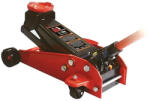 Strend Pro Hidraulikus emelő, Strend Pro T83502, piros/fekete, gurulós, 3000 kg teherbírás, 15-49 cm emelési magasság, öntöttvas görgők, forgó teherlemezzel (TC112413)