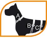 Ferplast Ergotrekking kutyahám - barna, M (75467112)