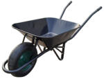 Strend Pro Talicska, Strend Pro Garden Wbar. B, fekete, 60 l, felfújható kerék, porszórt acél puttony, PVC markolat, szétszerelve (TC216634D)